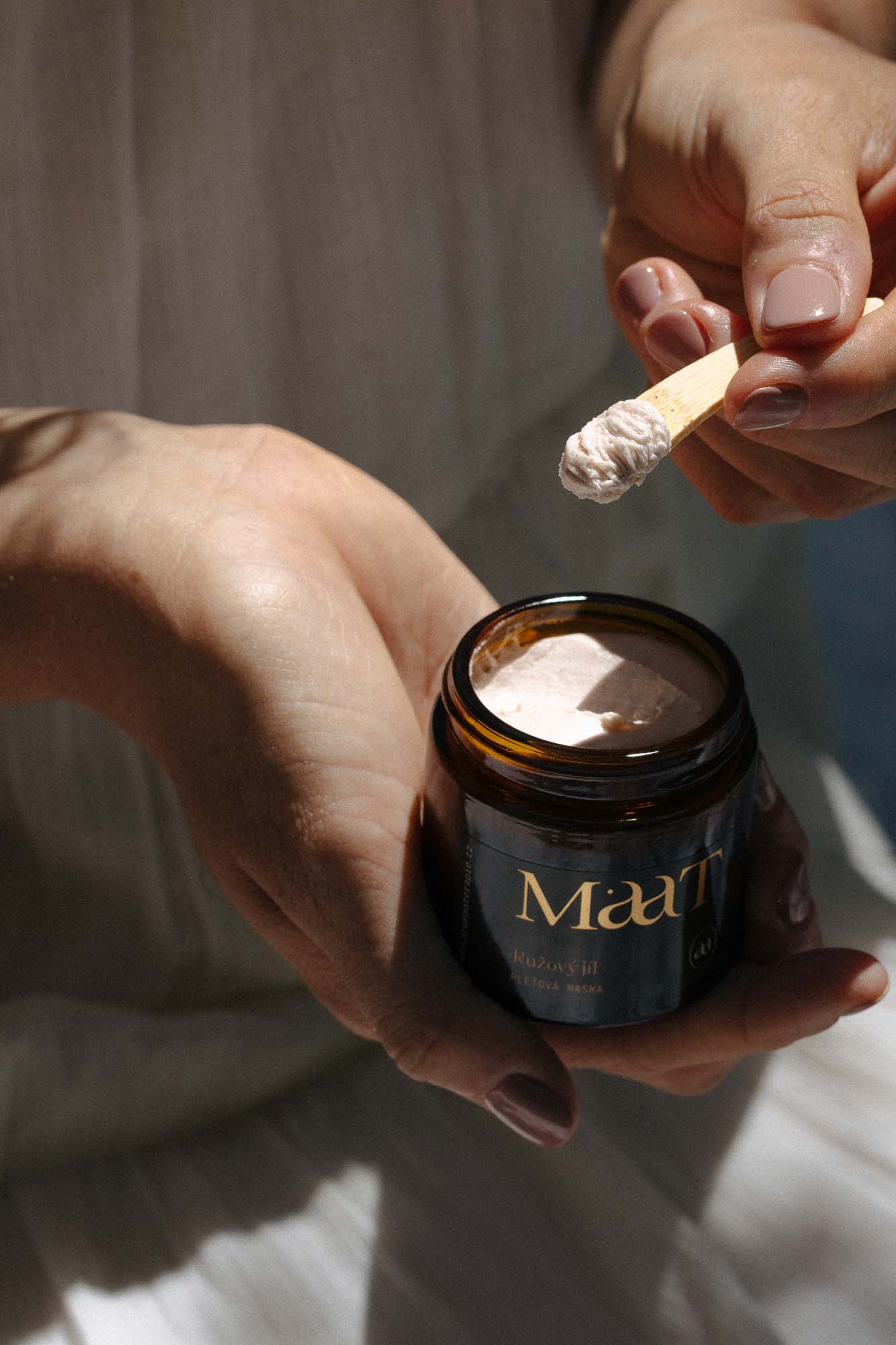 Pleťová maska Růžový jíl